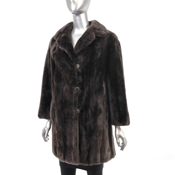 Sheared Beaver Jacket- Size S