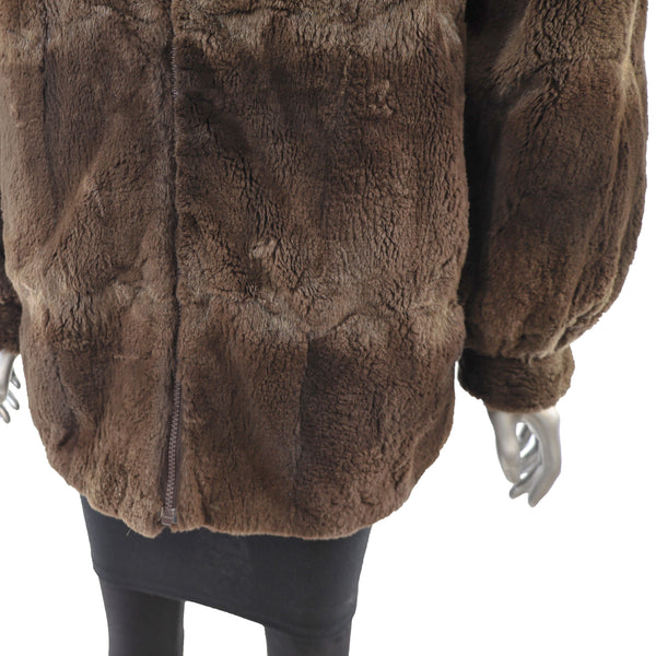 Sheared Beaver Jacket- Size M