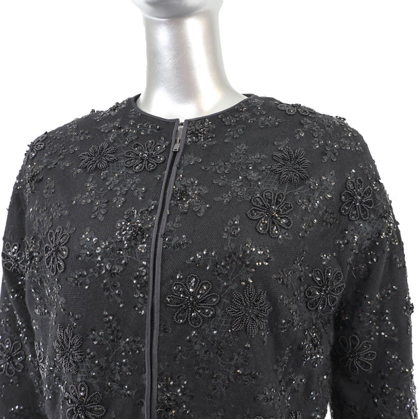 Cashmere Jacket with Sequin- Size XS