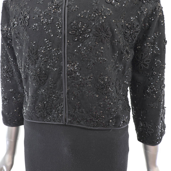 Cashmere Jacket with Sequin- Size XS