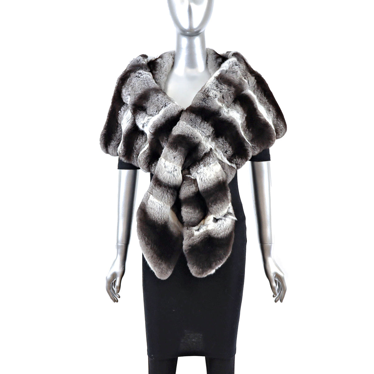 Chinchilla Stole- Size S