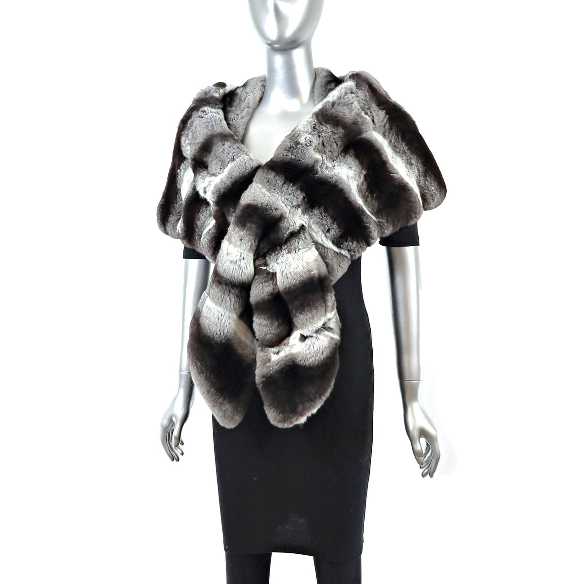 Chinchilla Stole- Size S