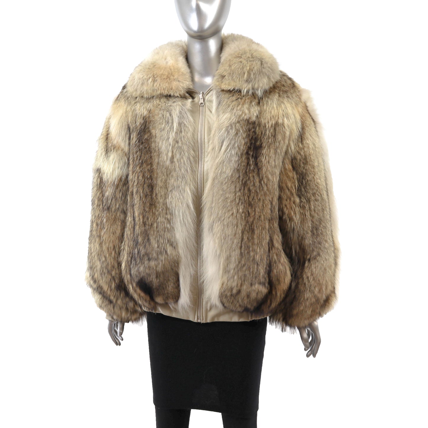 Coyote Jacket Reversible to Leather- Size S