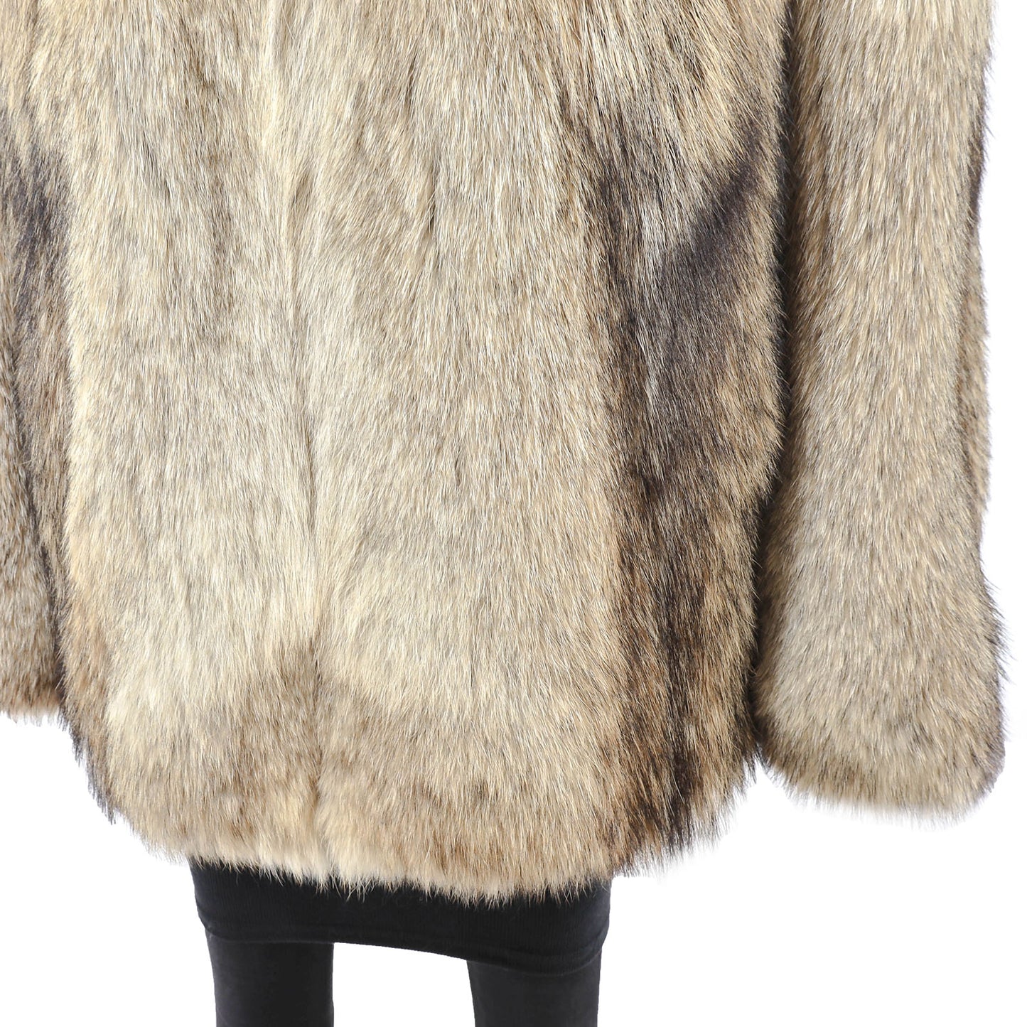 Men's Hooded Coyote Jacket- Size XL