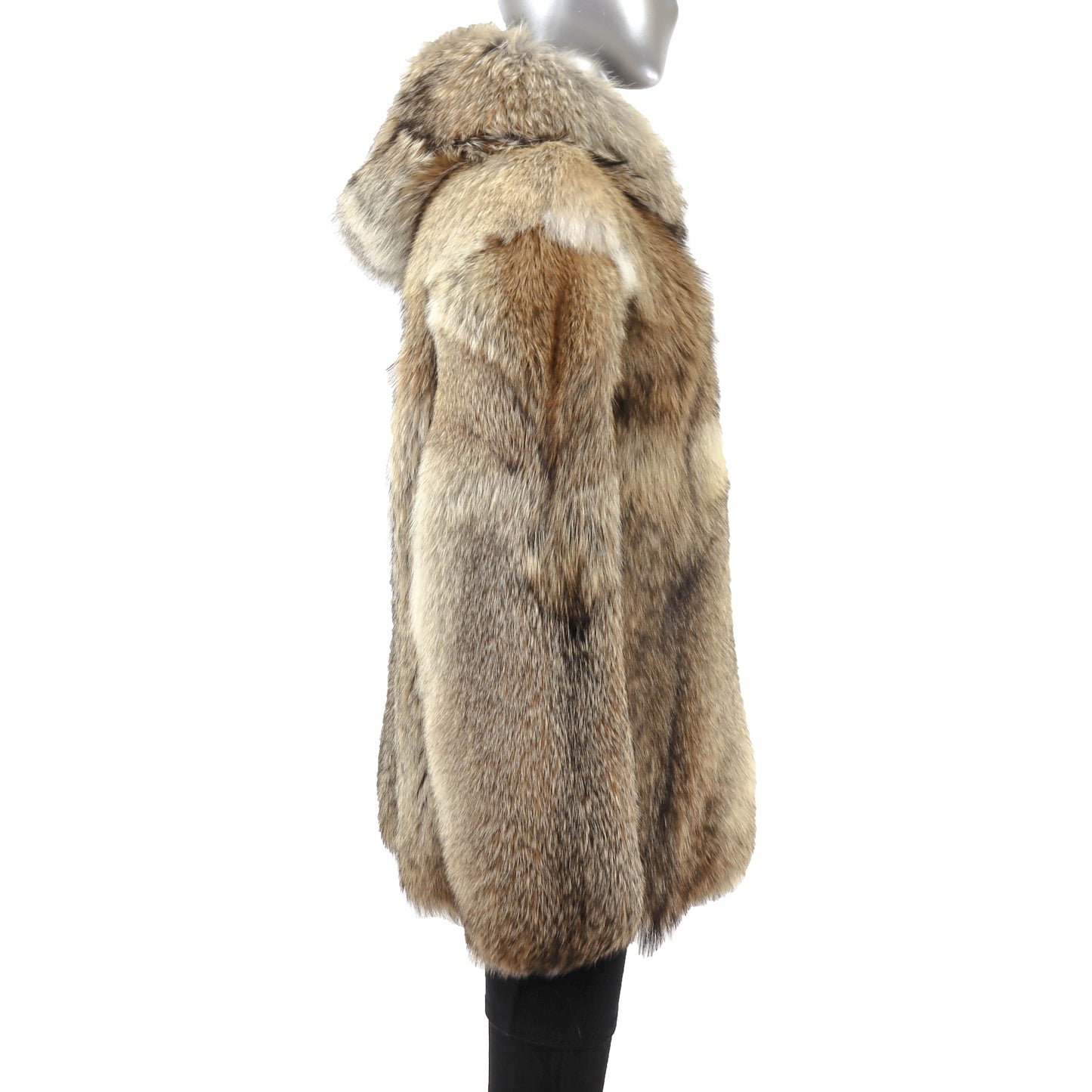 Men's Hooded Coyote Jacket- Size XL