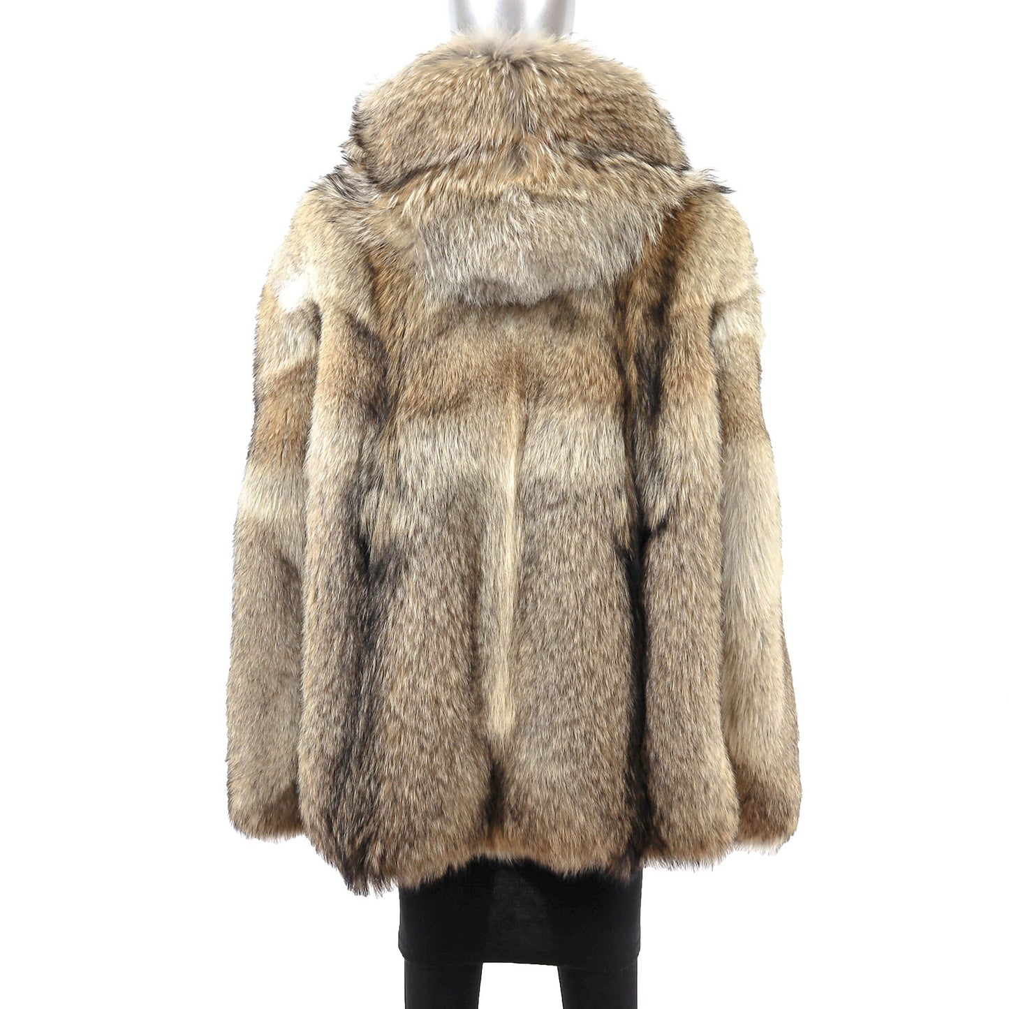 Men's Hooded Coyote Jacket- Size XL