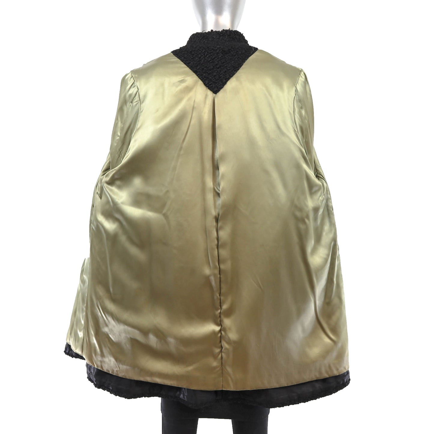 Faux Lamb Coat- Size L