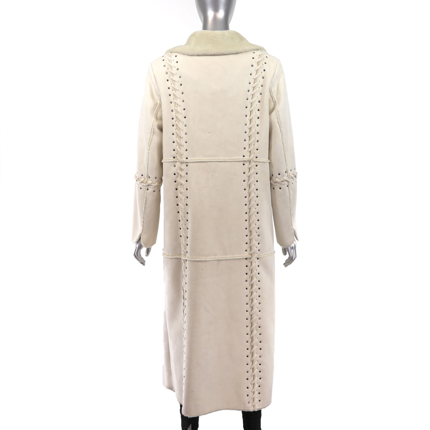 Dennis Basso Faux Fur Coat- Size S