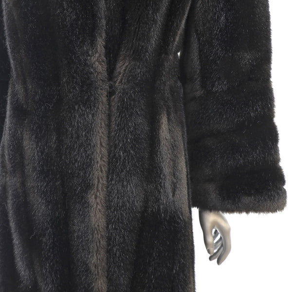 Faux Fur Coat- Size S