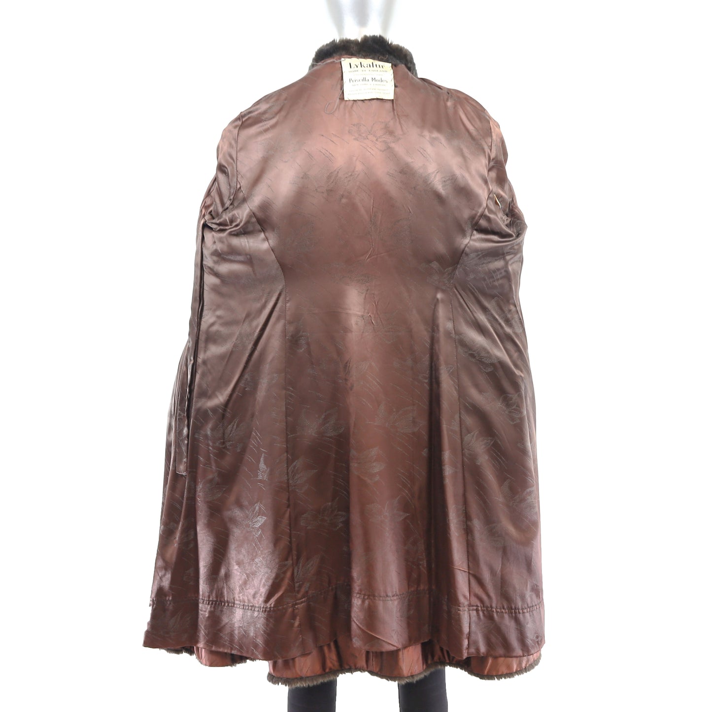 Faux Fur Coat- Size M