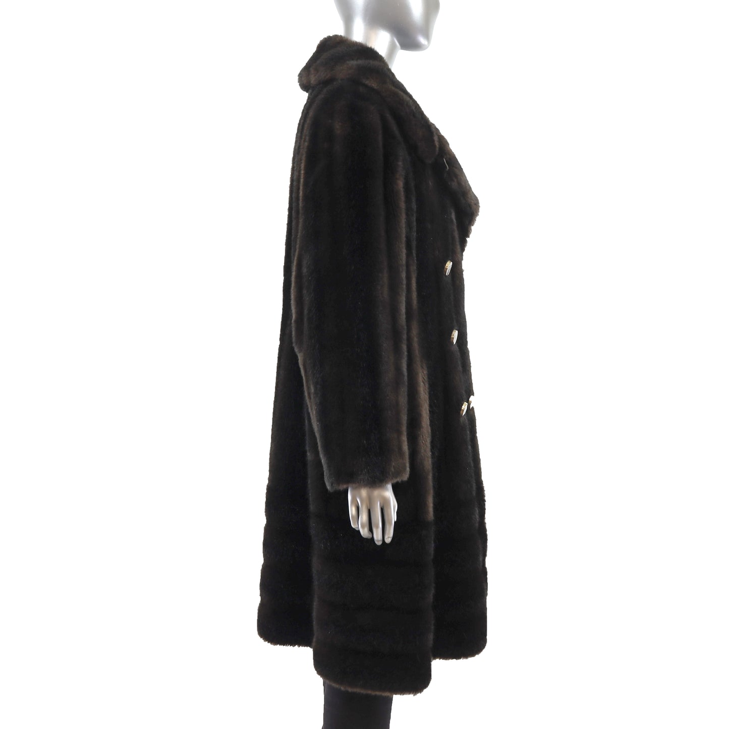 Faux Fur Coat- Size M