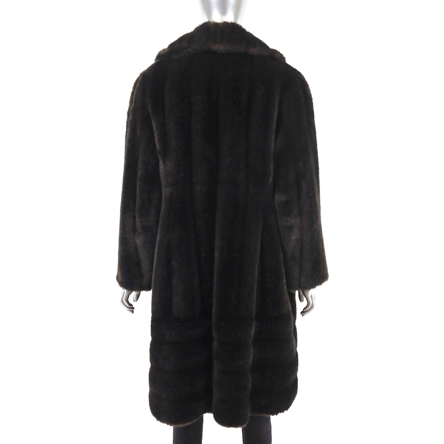 Faux Fur Coat- Size M