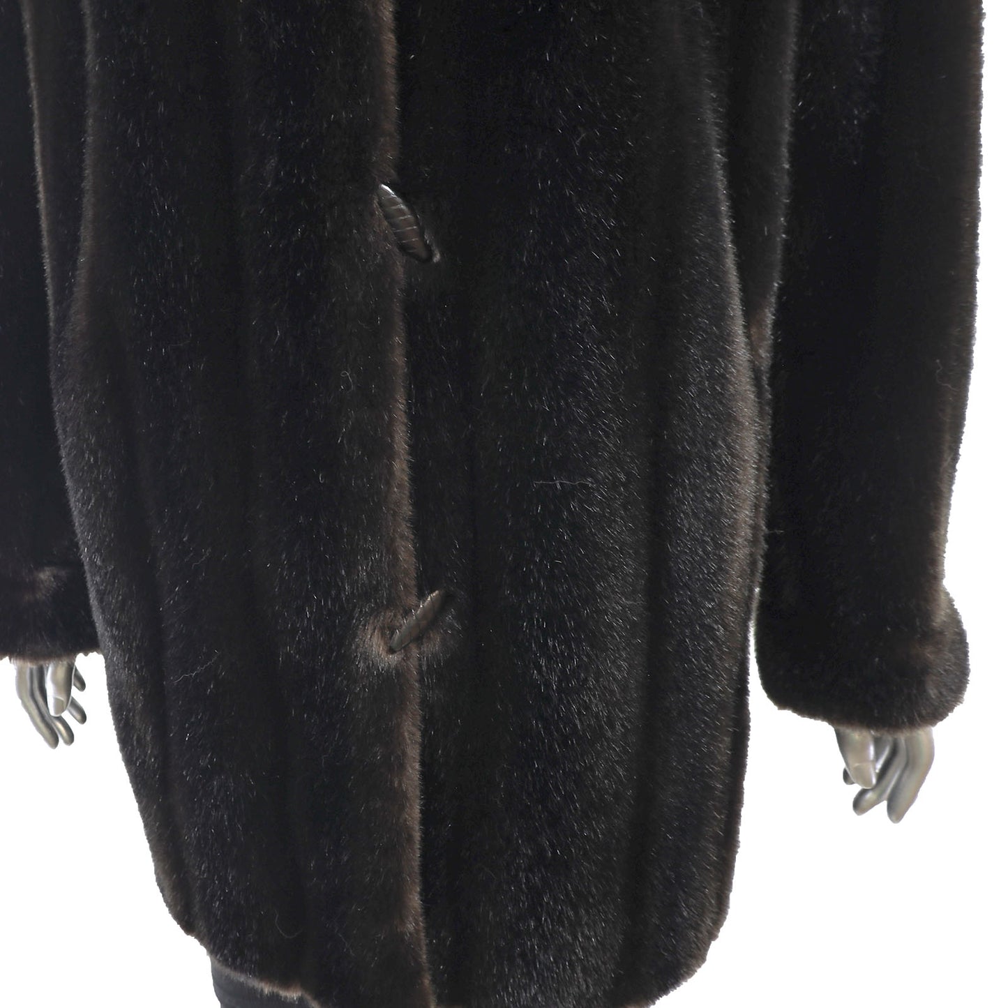 Faux Fur Coat- Size L