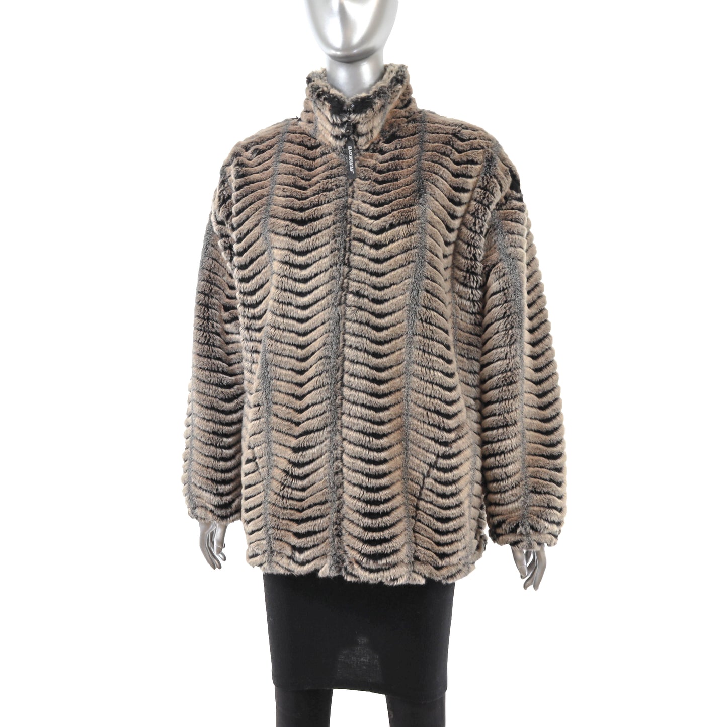 Faux Fur Jacket- Size L