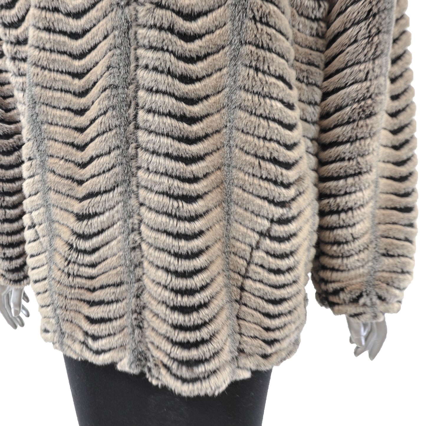 Faux Fur Jacket- Size L