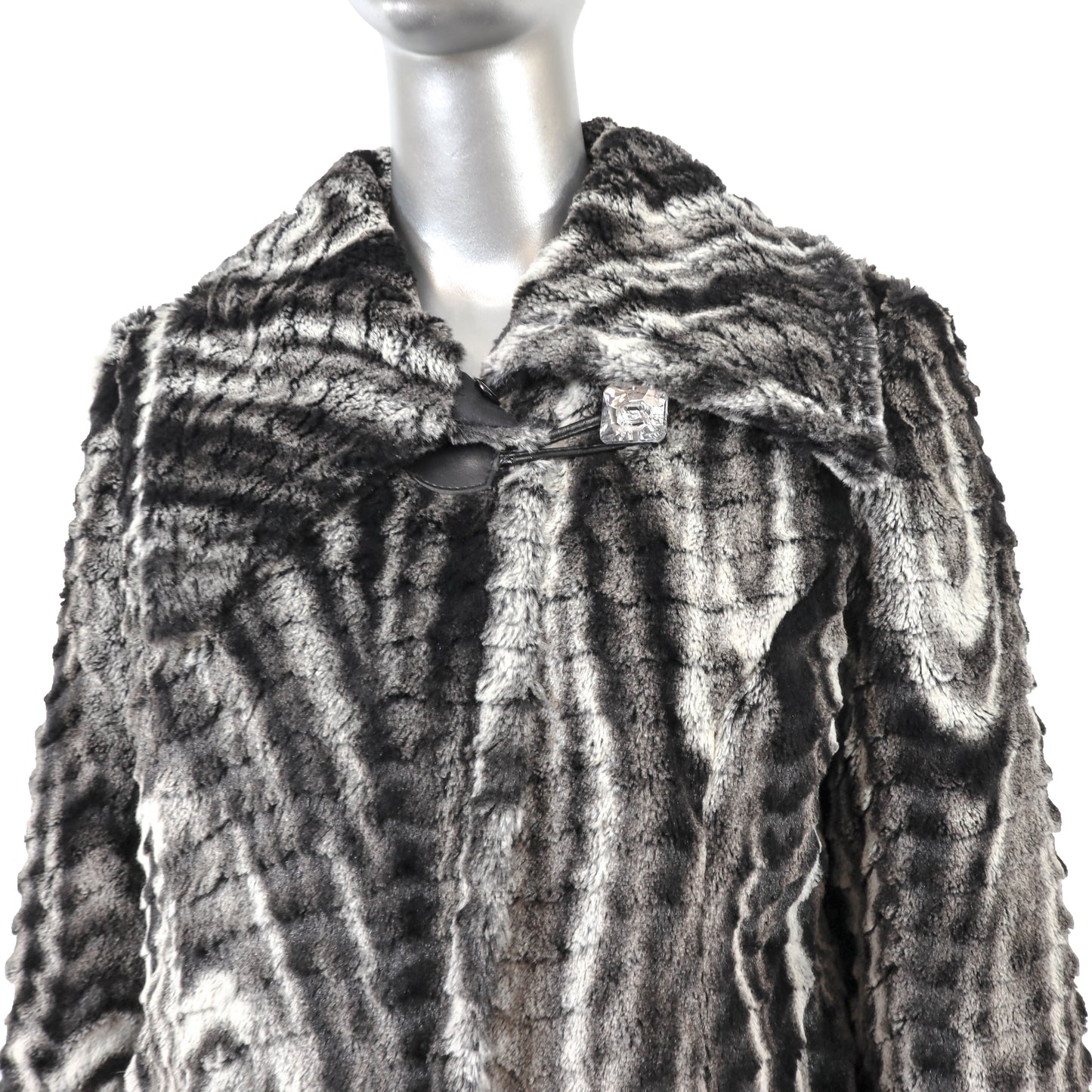 Faux Fur Jacket- Size S