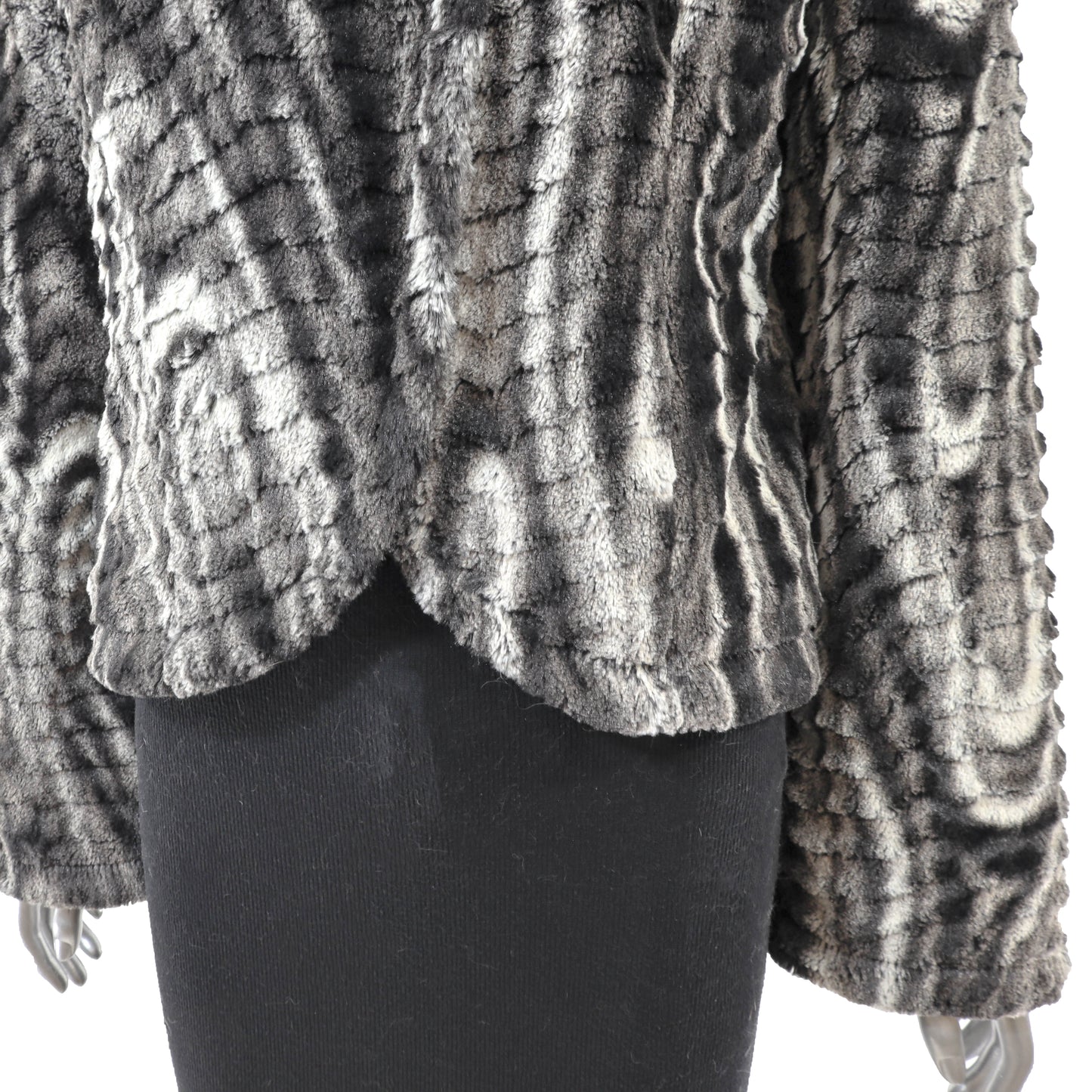 Faux Fur Jacket- Size S