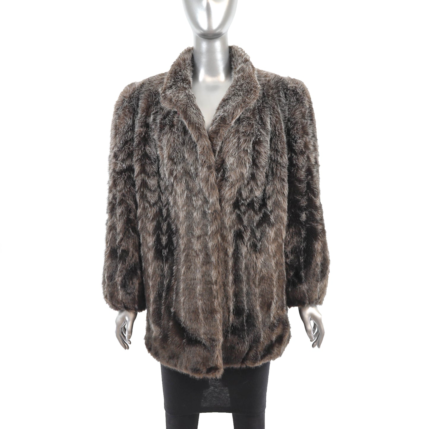 Faux Fur Jacket- Size M