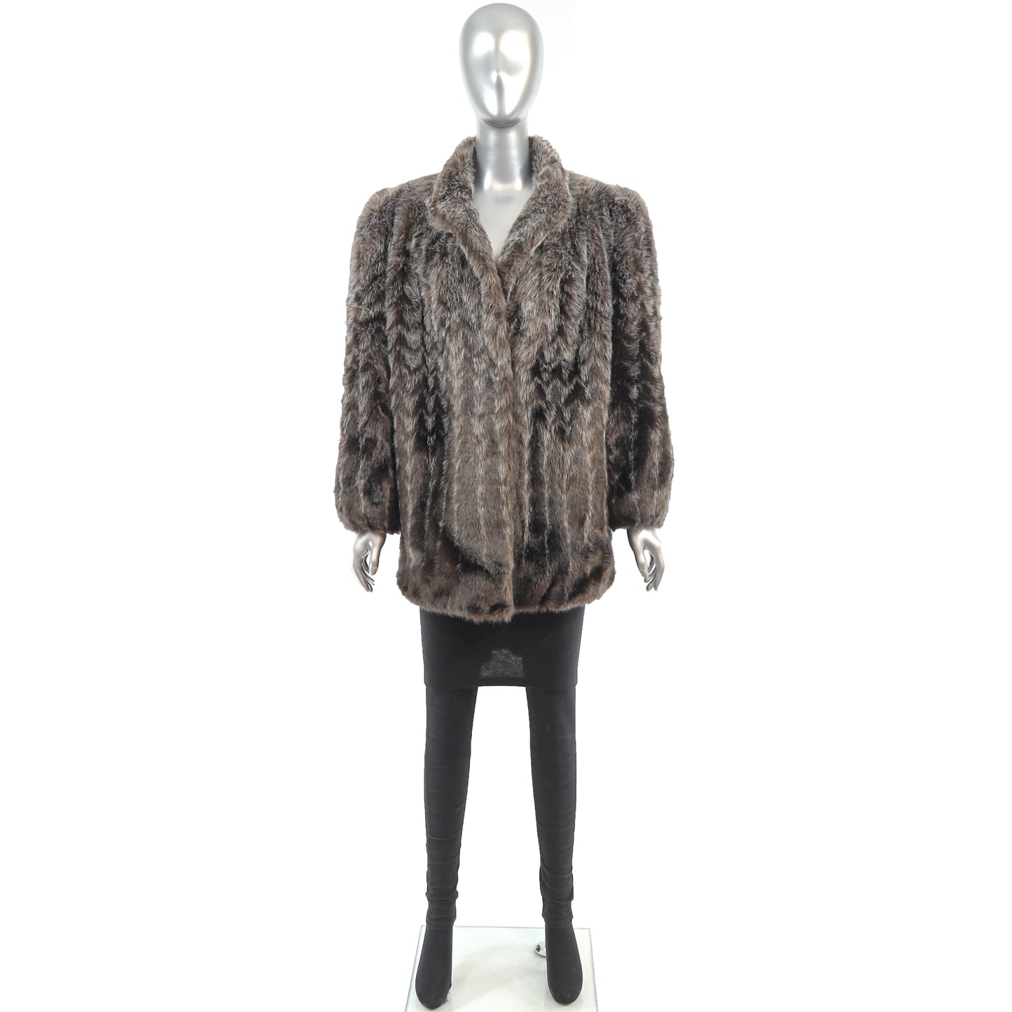 Faux Fur Jacket- Size M