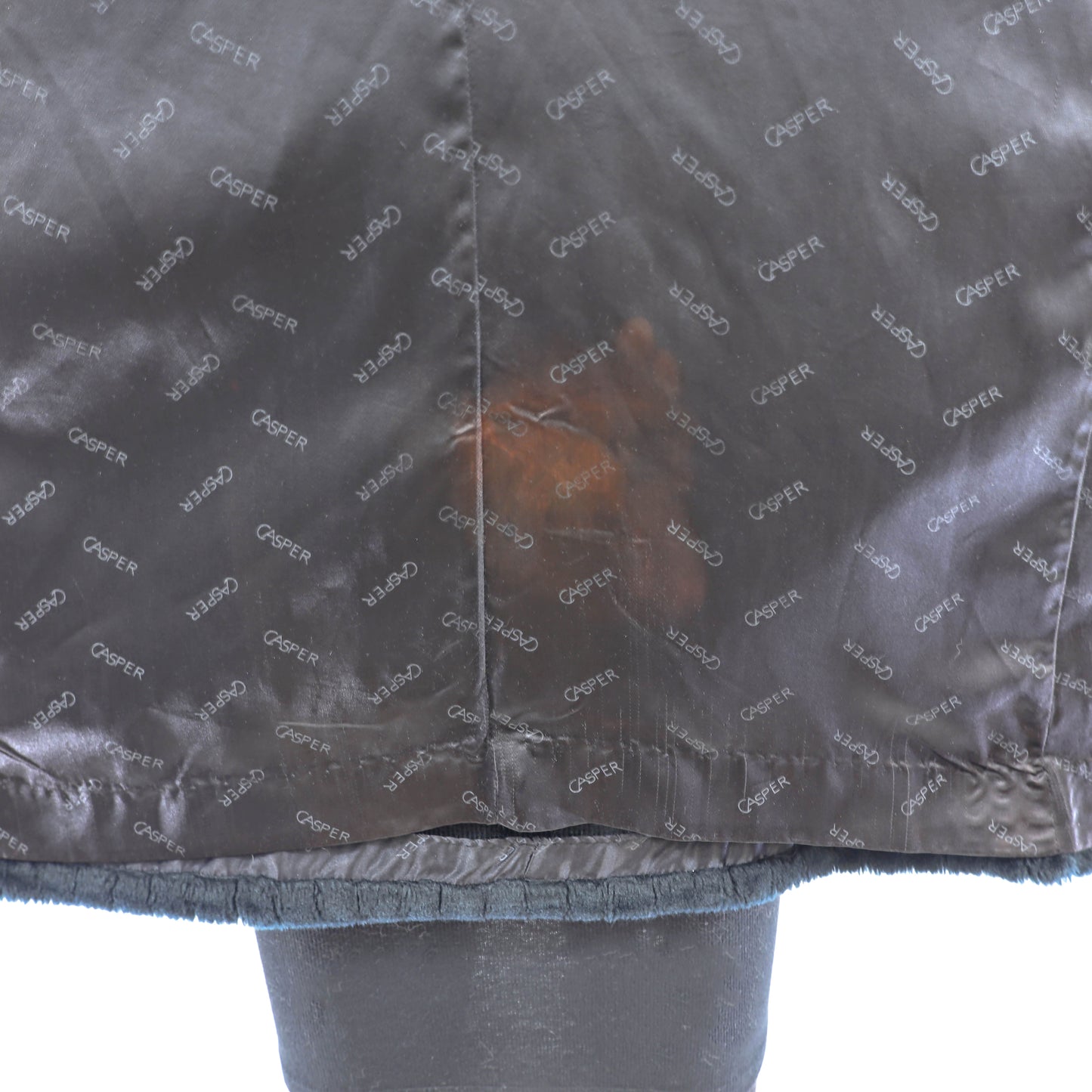 Dark Green Faux Fur Jacket- Size S
