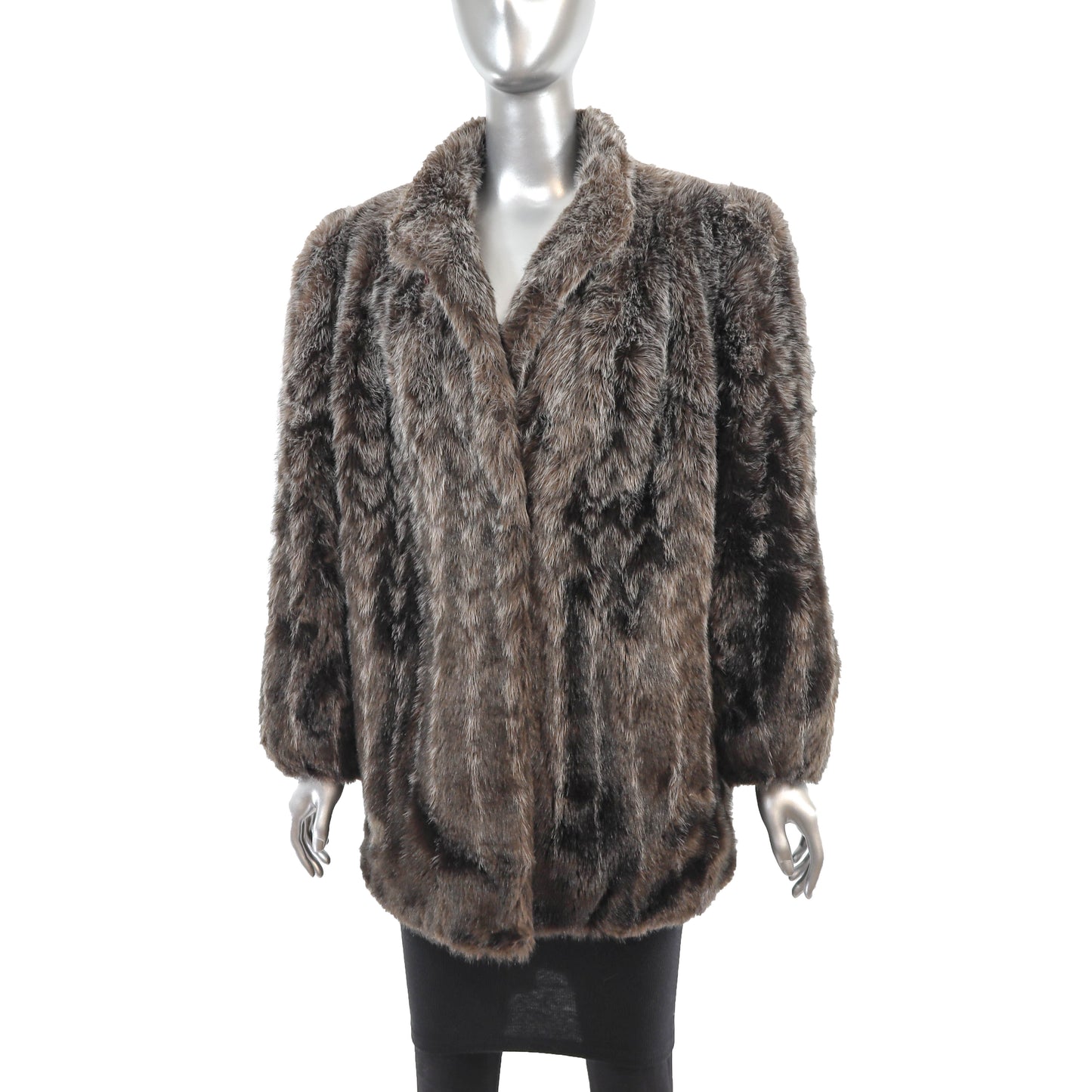 Faux Fur Jacket- Size M