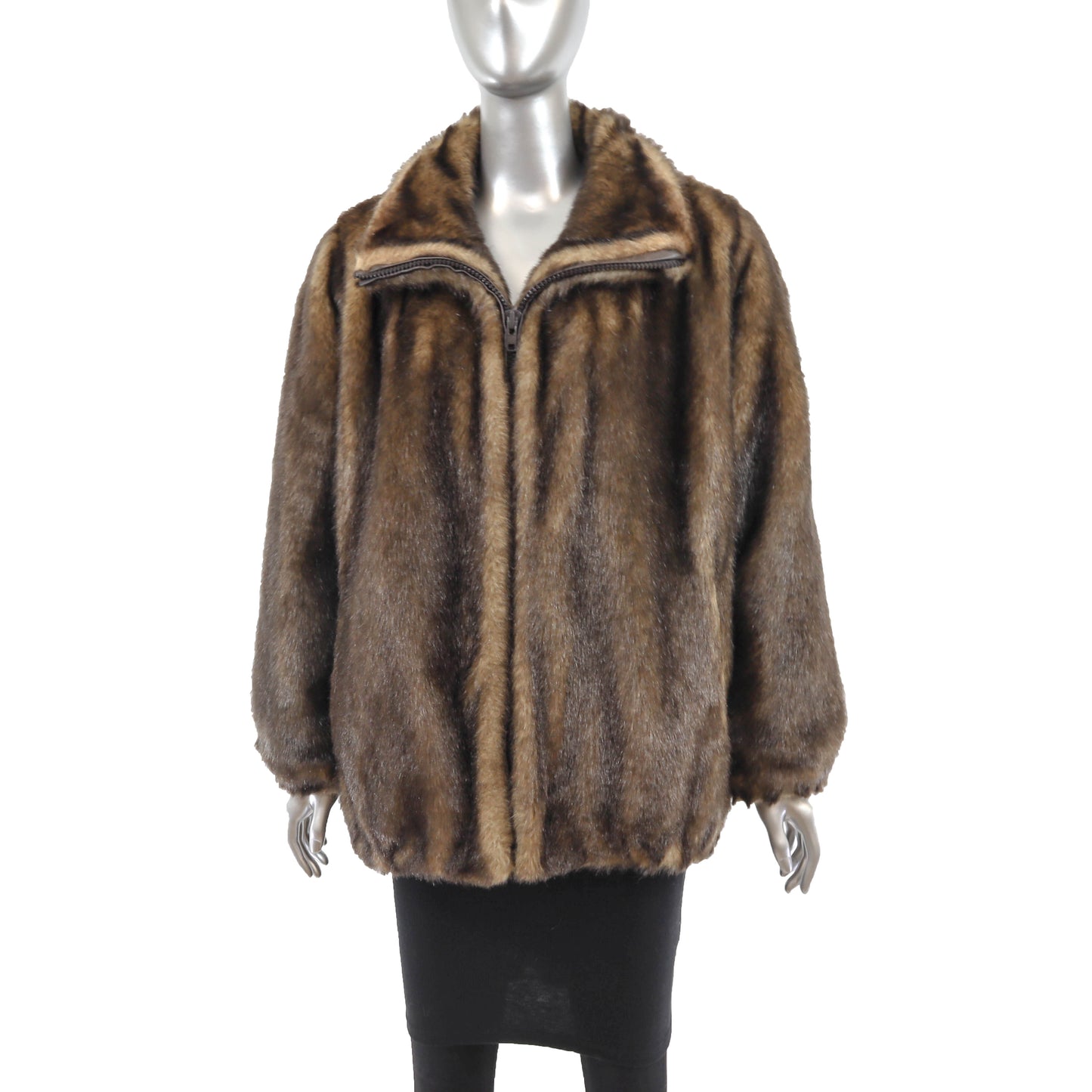 Faux Fur Jacket- Size XS