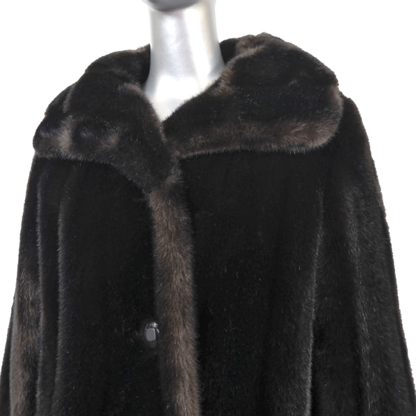 Faux Fur Jacket- Size L