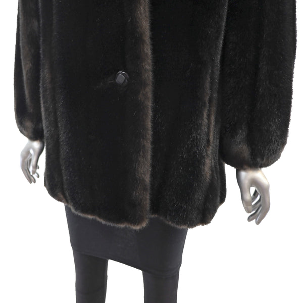 Faux Fur Jacket- Size L