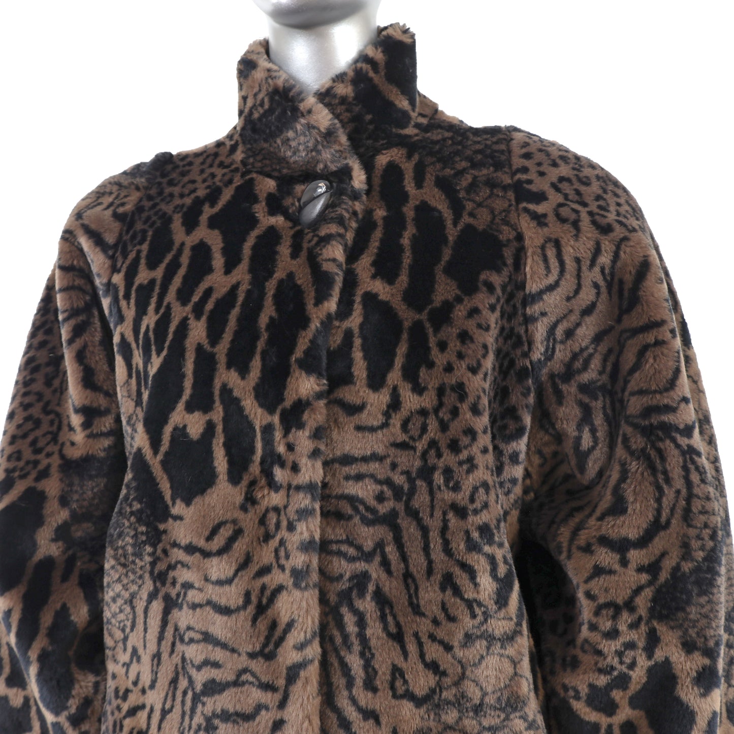 Faux Fur Jacket- Size M