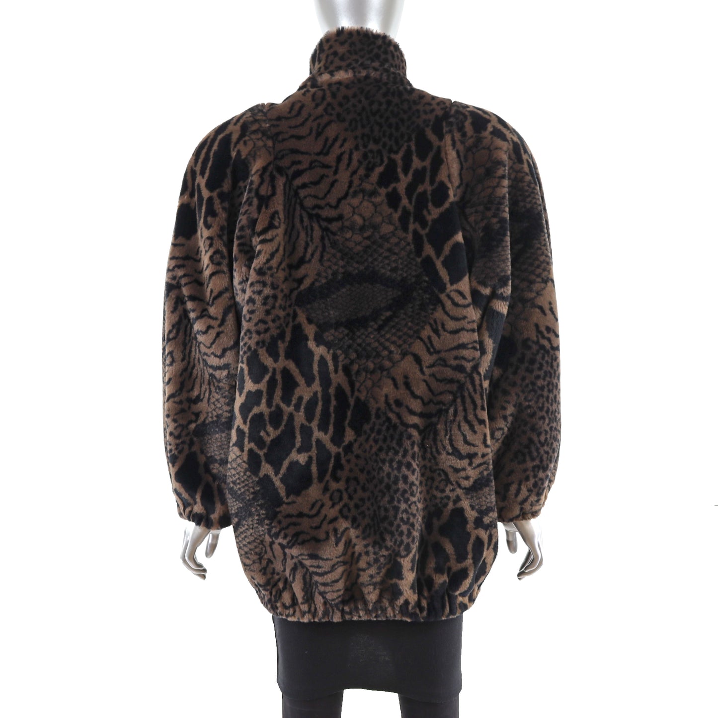 Faux Fur Jacket- Size M