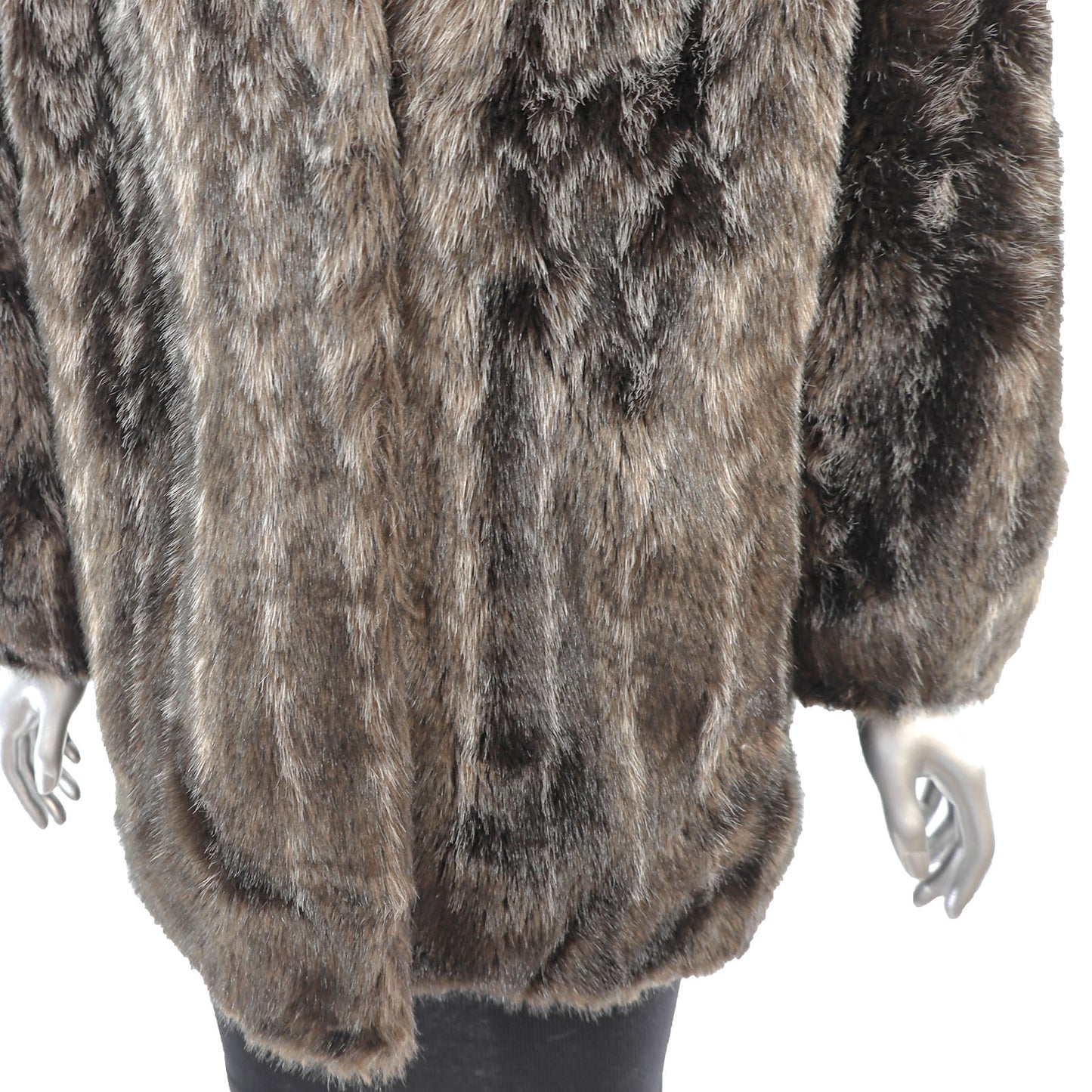 Faux Fur Jacket- Size M