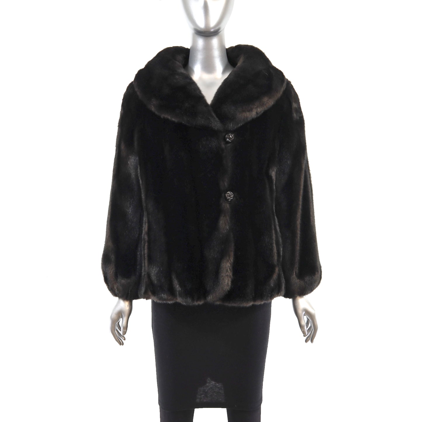 Faux Fur Jacket- Size L