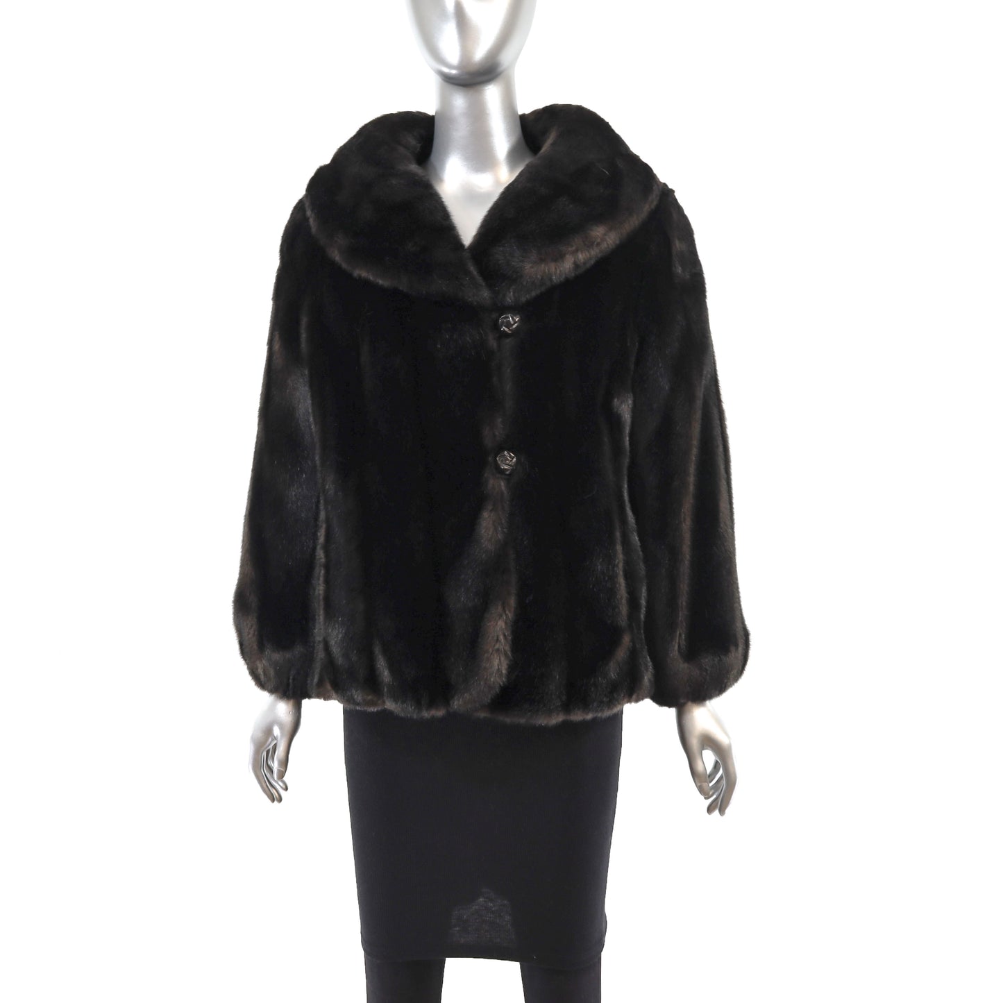 Faux Fur Jacket- Size L