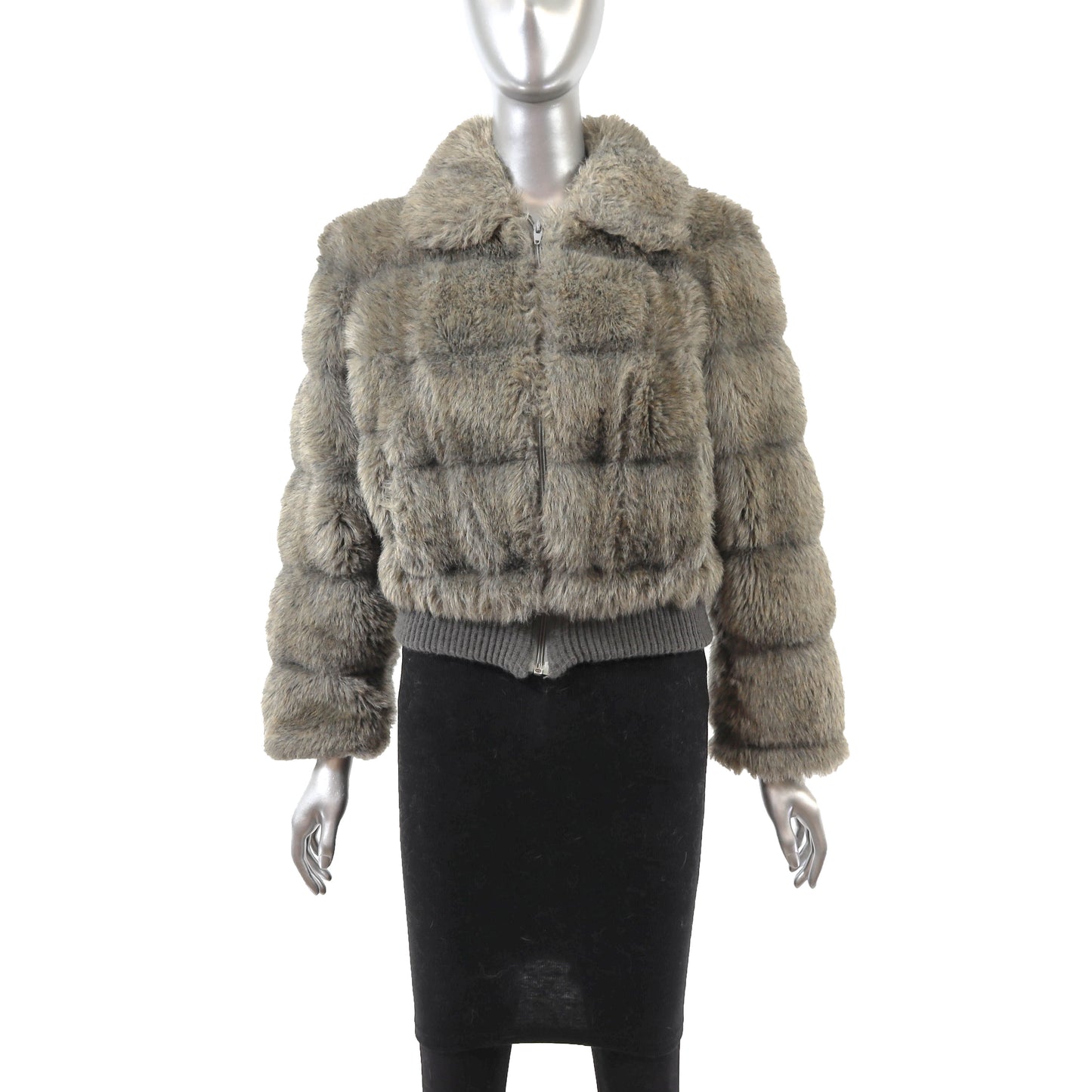 Faux Fur Jacket- Size XS