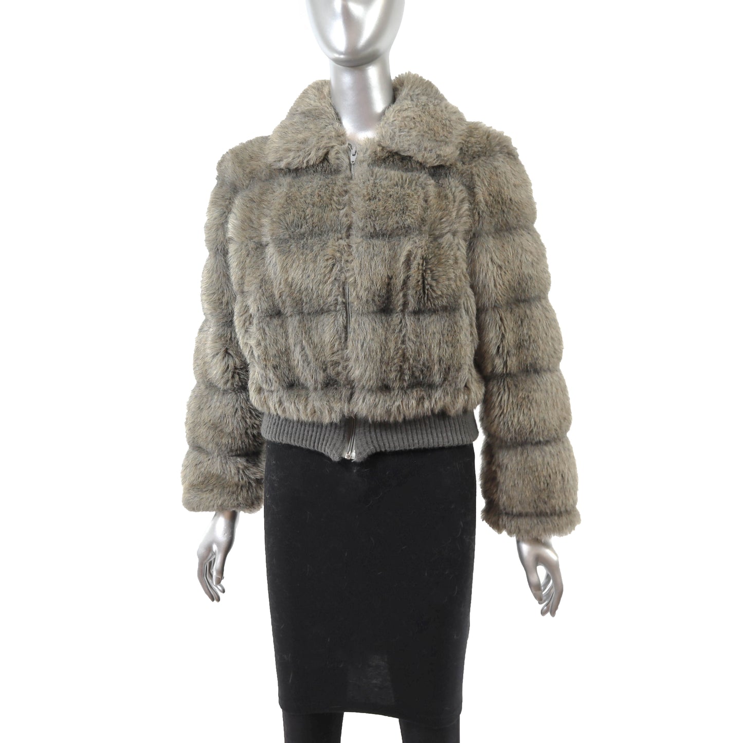 Faux Fur Jacket- Size XS