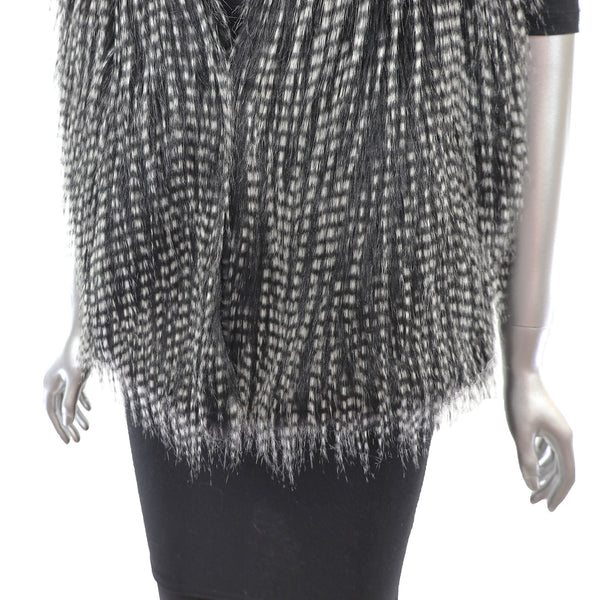Faux Fur Vest- Size S