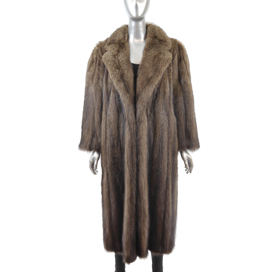 Brown Fisher Coat- Size L