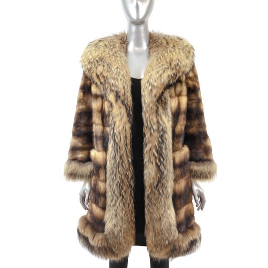 Fitch and Raccoon Coat- Size S