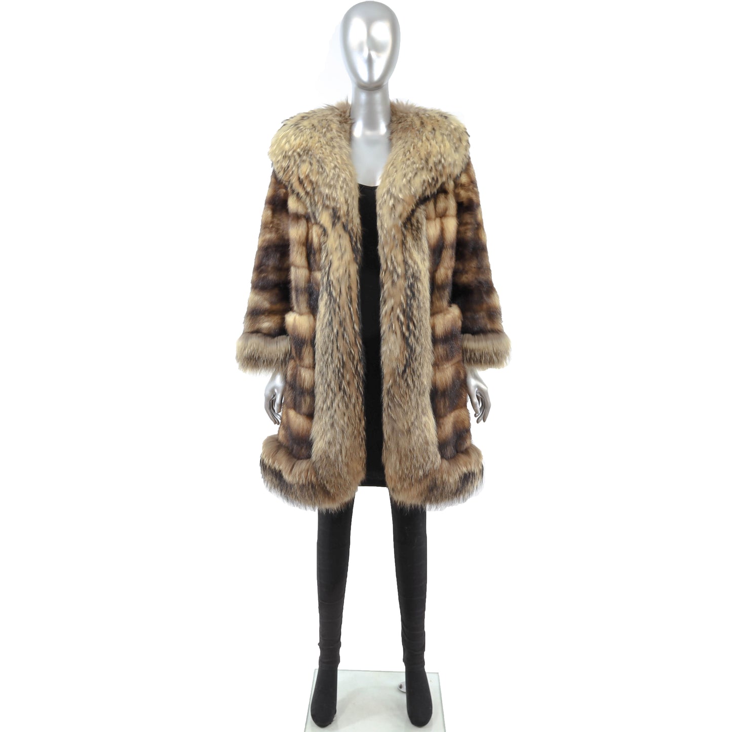 Fitch and Raccoon Coat- Size S