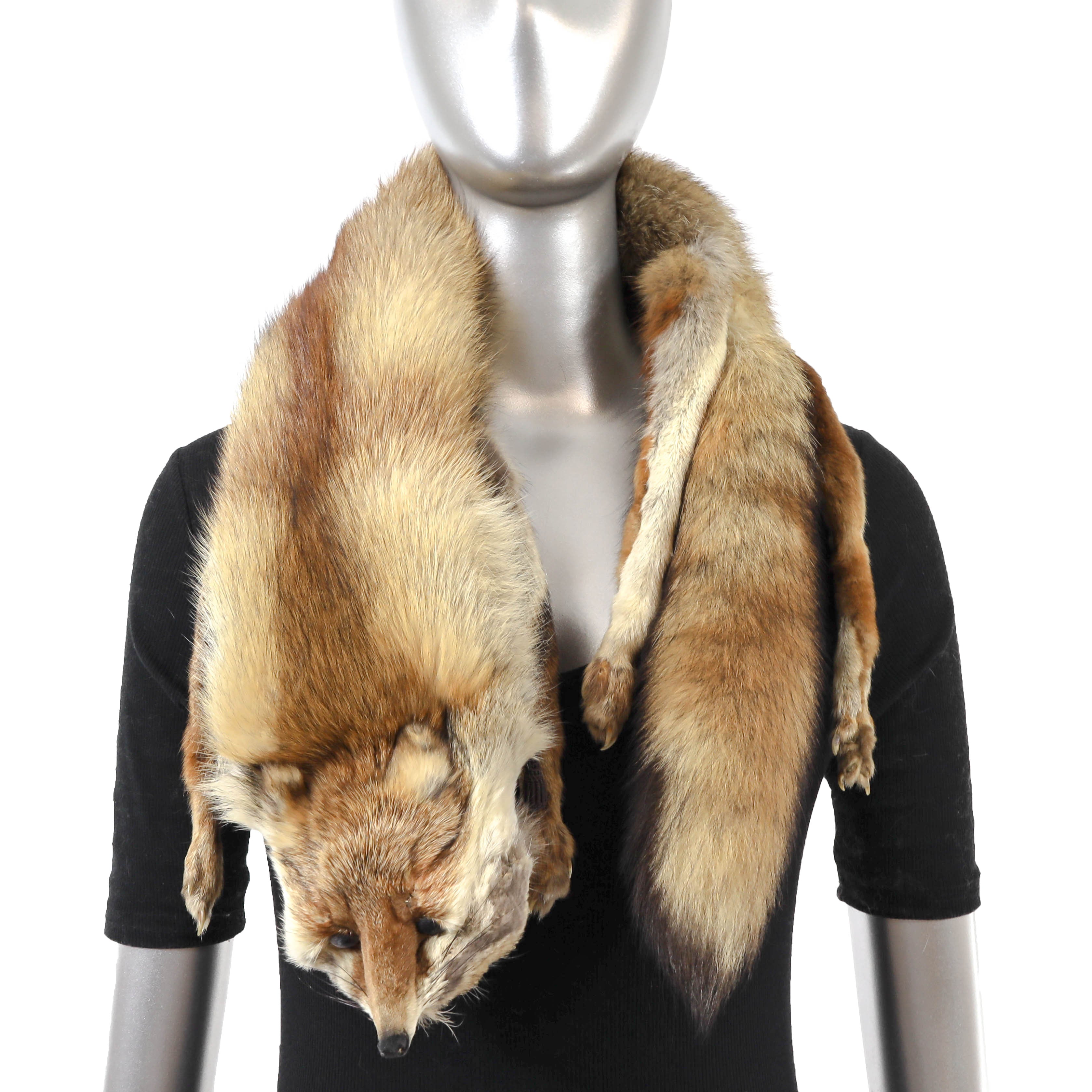 Red Fox Boa- Size Free – VintageFurs
