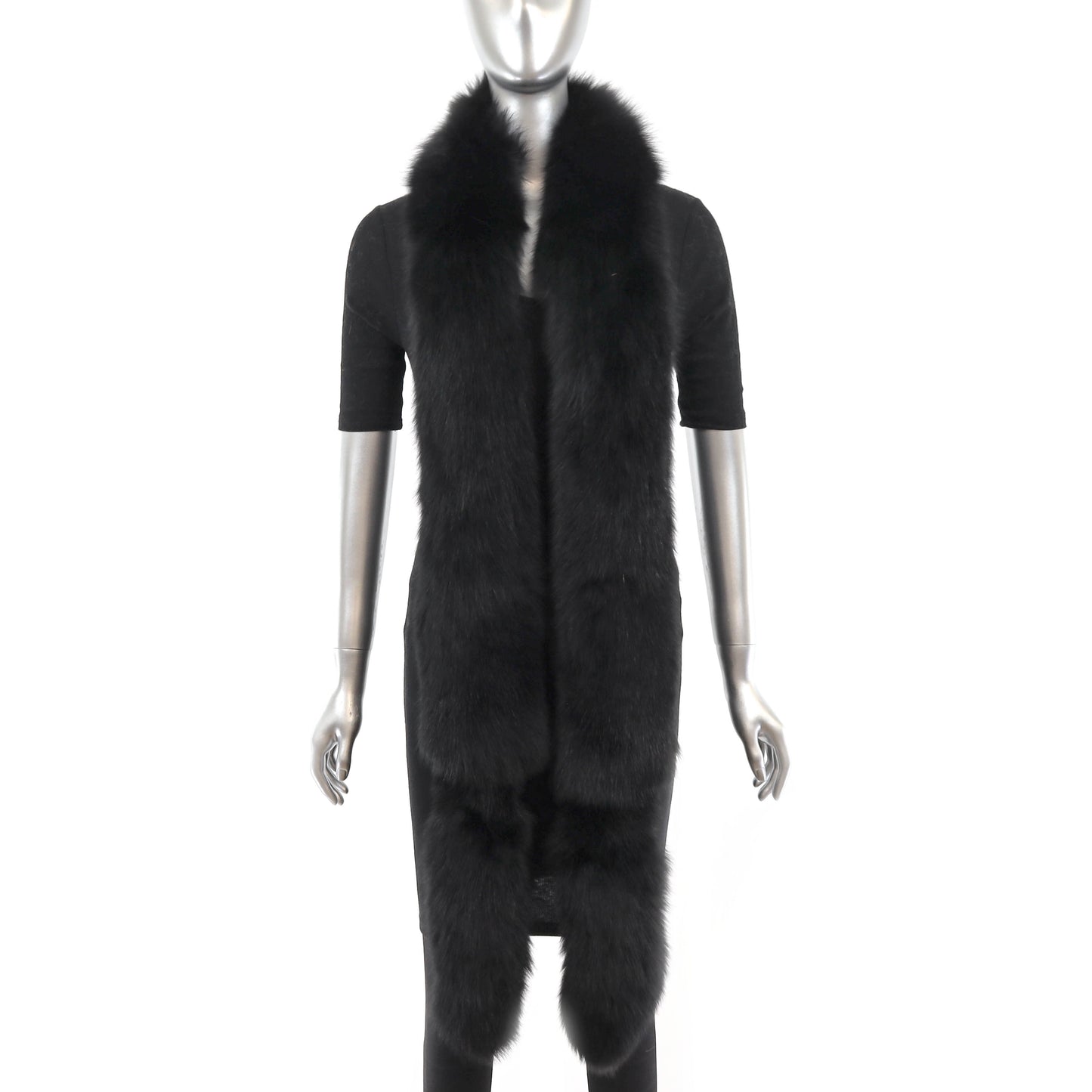 Black Fox Boa- Size Free