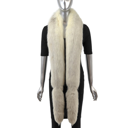White Fox Boa- Size Free