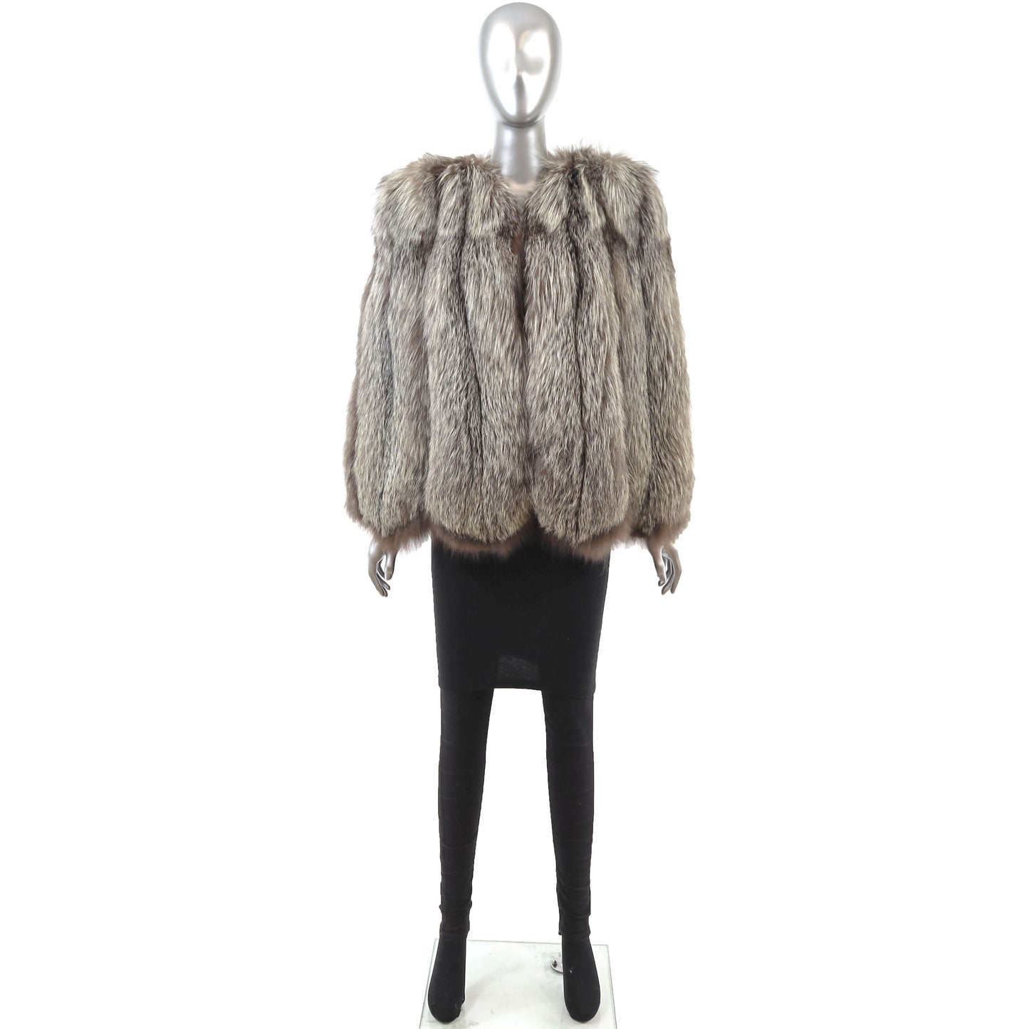 Silver Fox Cape- Size Free