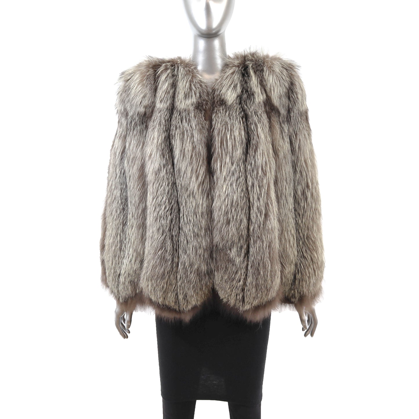 Silver Fox Cape- Size Free