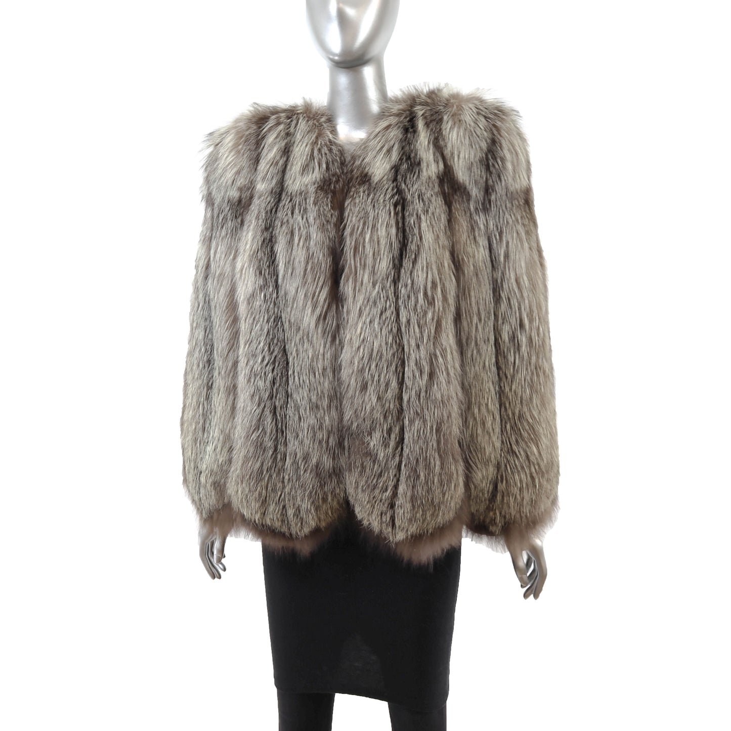 Silver Fox Cape- Size Free