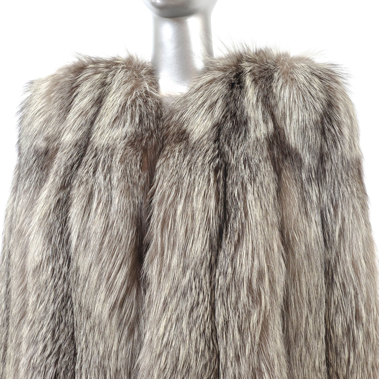 Silver Fox Cape- Size Free