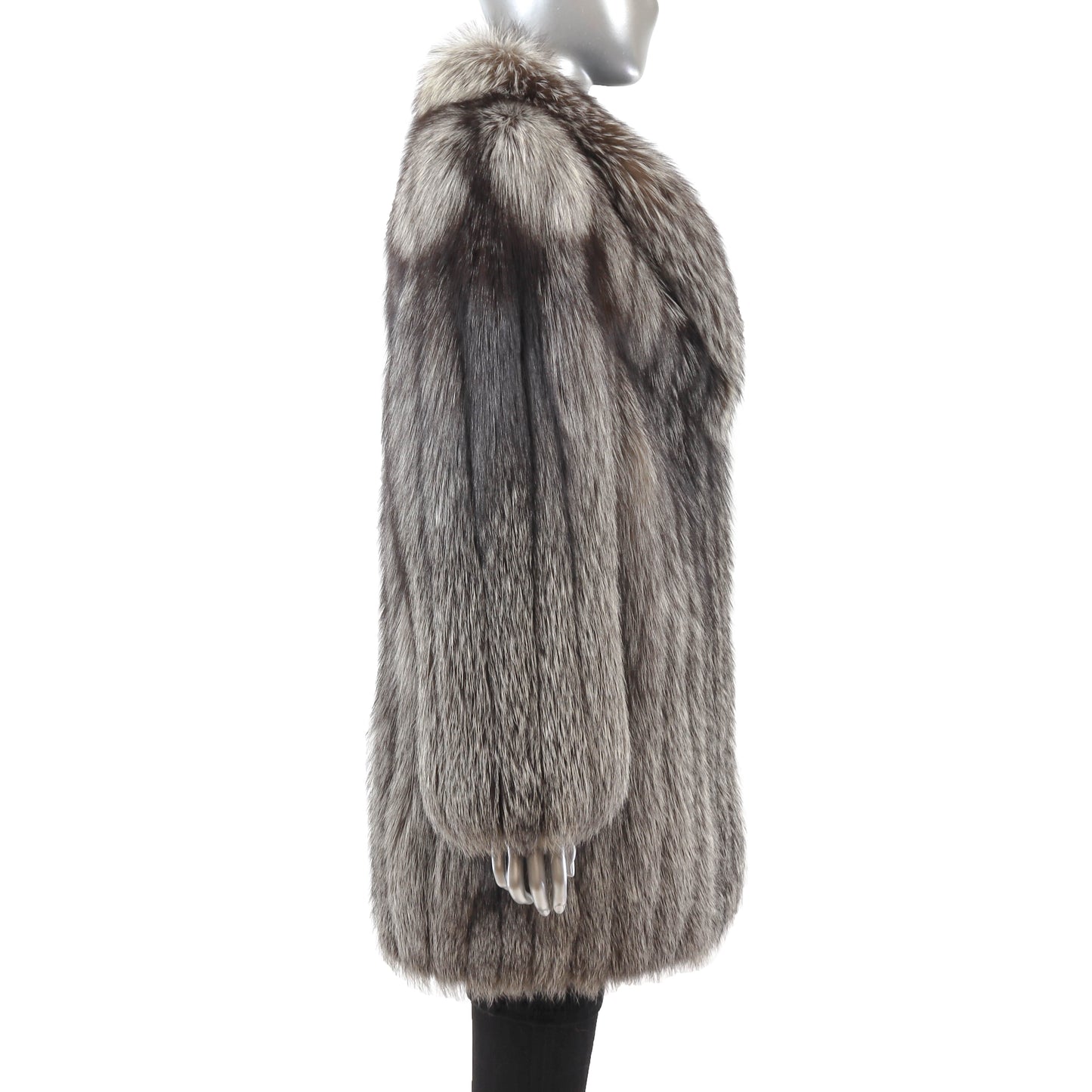 Silver Fox 3/4 Coat- Size M