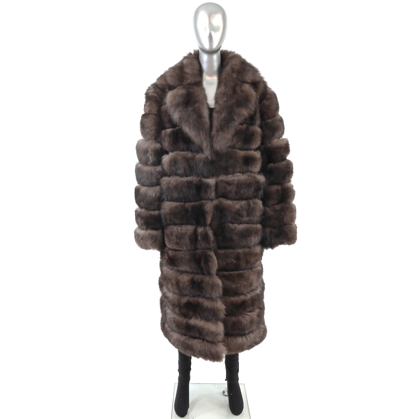 Brown Fox Coat- Size XL