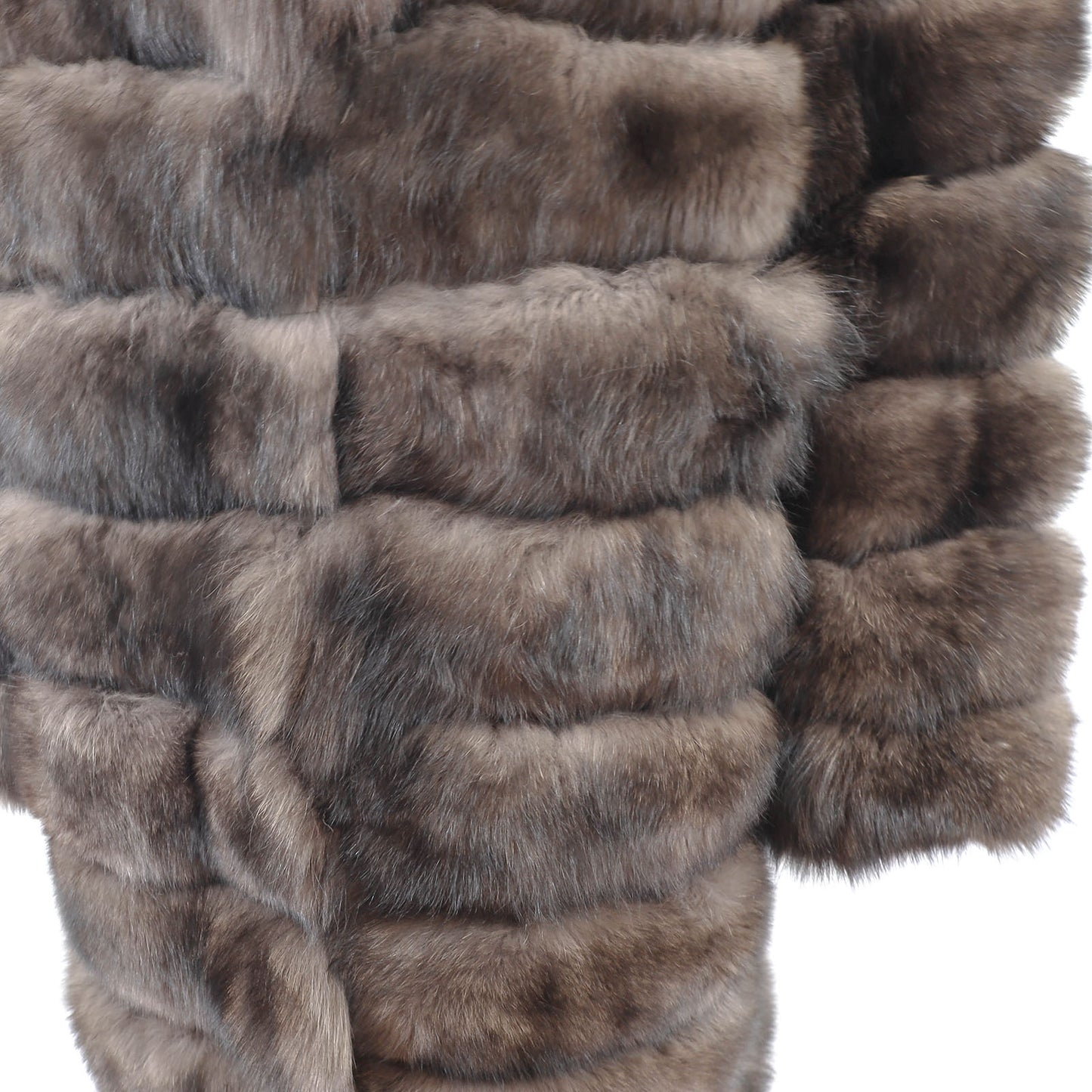 Brown Fox Coat- Size XL