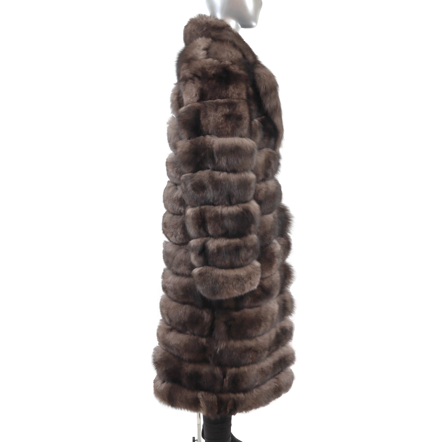 Brown Fox Coat- Size XL